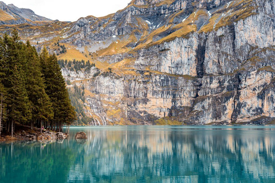 Paisaje de los Alpes